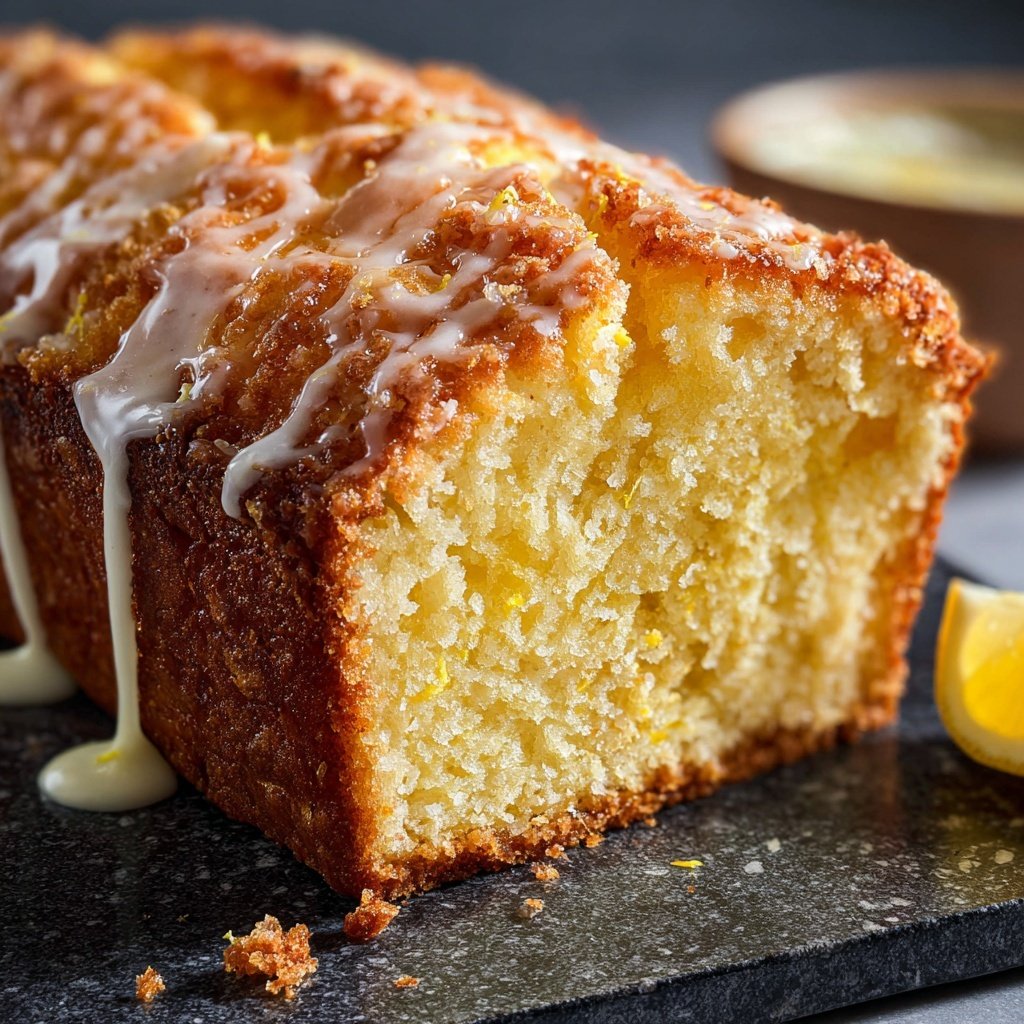 Cottage Cheese Lemon Loaf