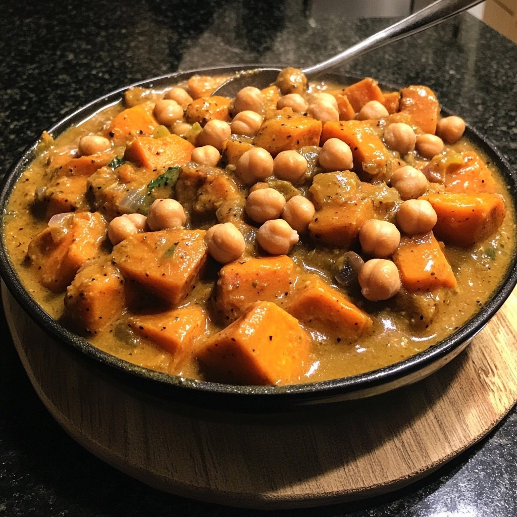 Jamaican Sweet Potato and Chickpea Stew