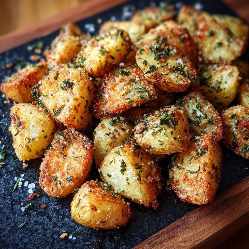 Garlic Herb Roasted Potatoes