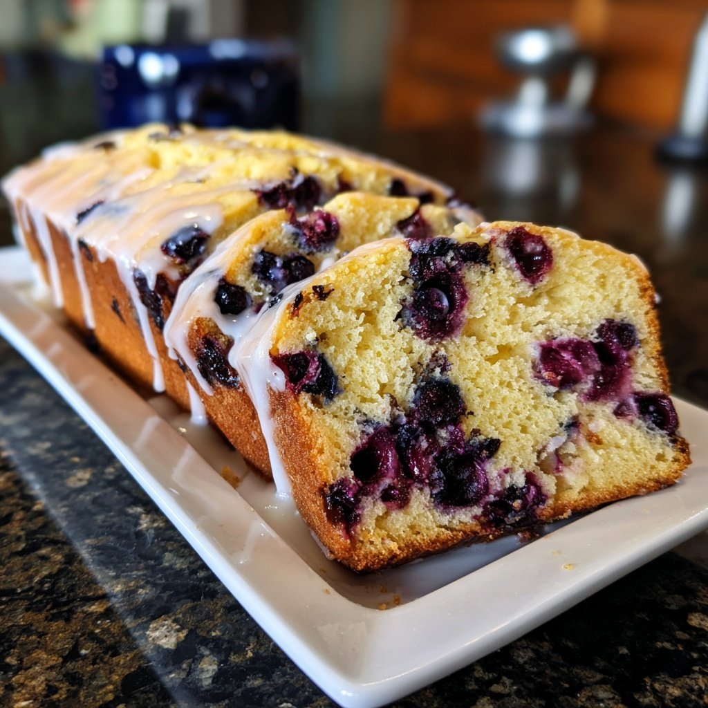 Lemon Blueberry Quick Bread