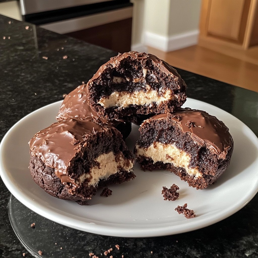 Choco Cheesecake Cookie Bites