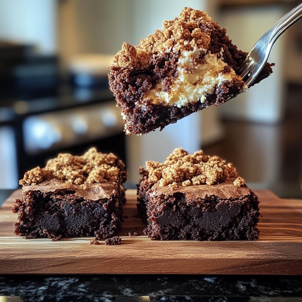 Cottage Cheese Brownies with Cinnamon