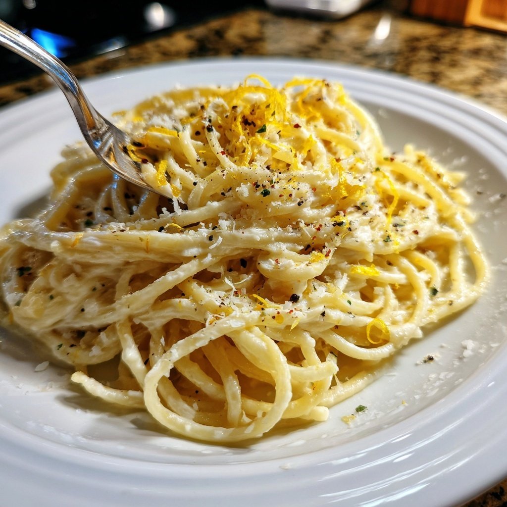 Romantic Lemon Parmesan Pasta