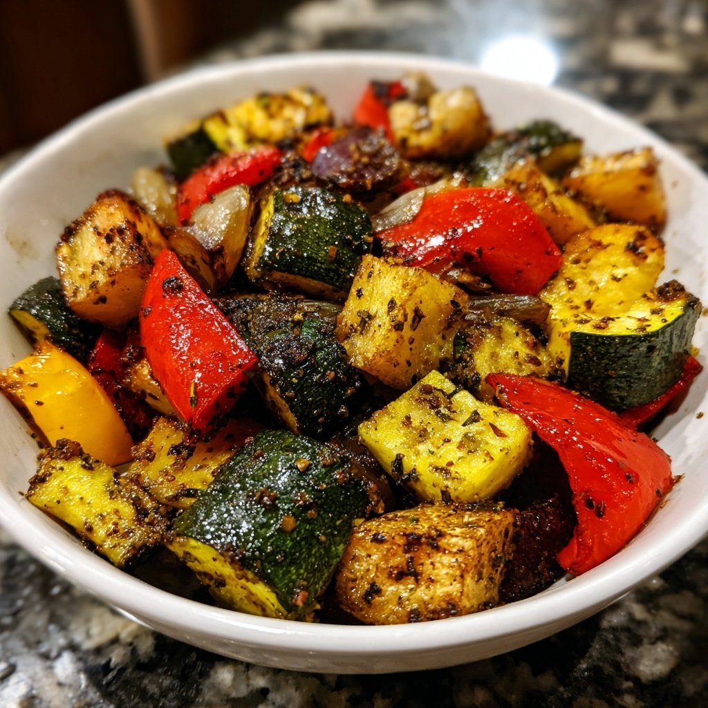 Garlic Herb Roasted Veggie Medley