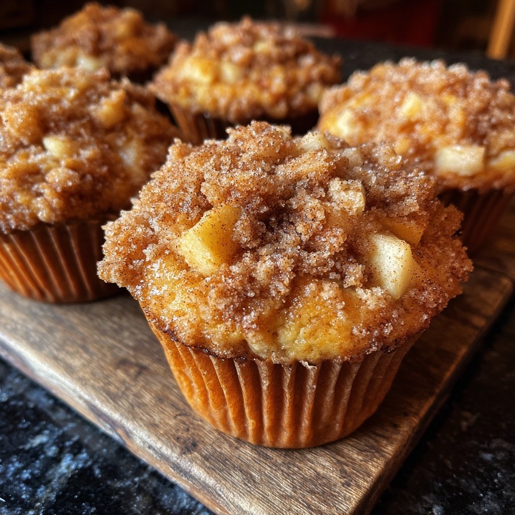 Cinnamon Apple Yogurt Muffins